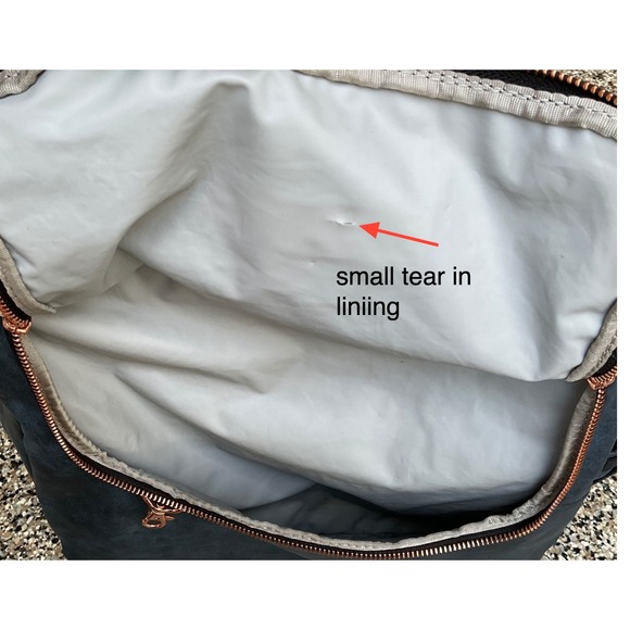 Petunia pickle bottom Pivot Pack indigo‎ blush diaper bag backpack leather vegan - Picture 11 of 16